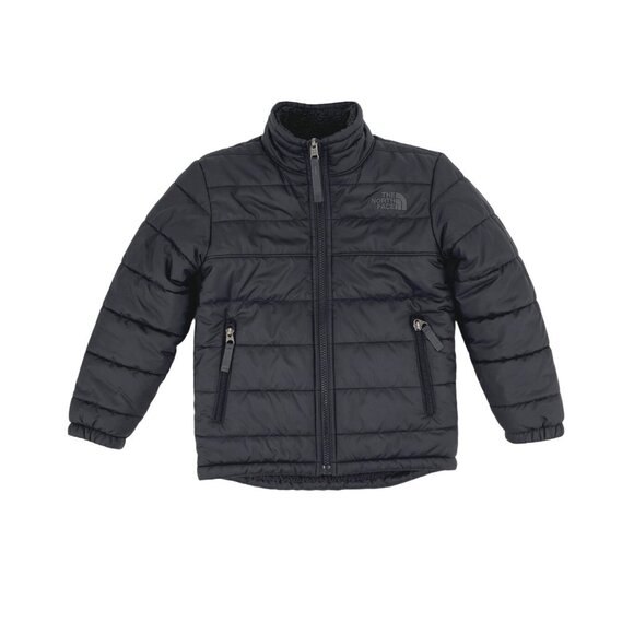 The North Face Mount Chimborazo Reversible Fleece Jacket Boys XXS Black Puffer - Picture 6 of 11